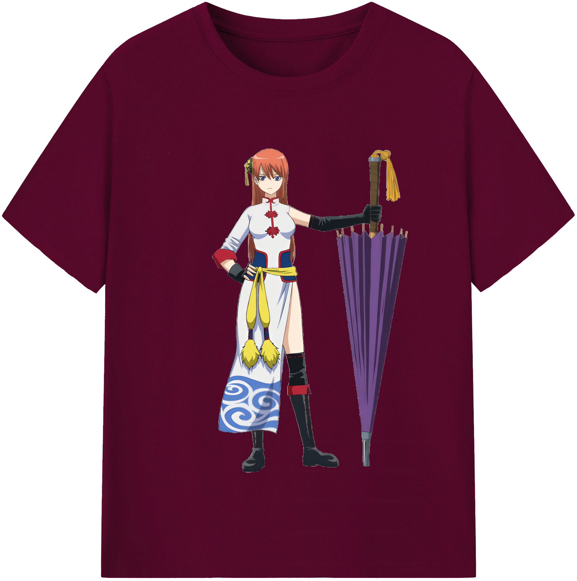 （画像用） ぎんたま 坂田銀時（さかたぎんとき） 神楽 志村新八（しむら しんぱち） GINTAMA Sakata Gintoki Kagura Shimura Shinpachi レディースカジュアルプリントTシャツ（綿100％）